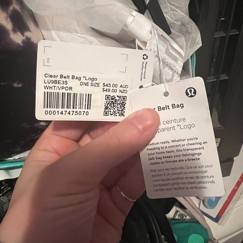 Lululemon clear belt bag - Picture 3 of 3